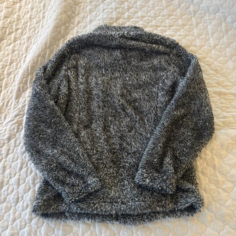 Disney Parks Women’s Mickey Mouse Sherpa Fleece Zipper Jacket Grey Size XS - Picture 2 of 4